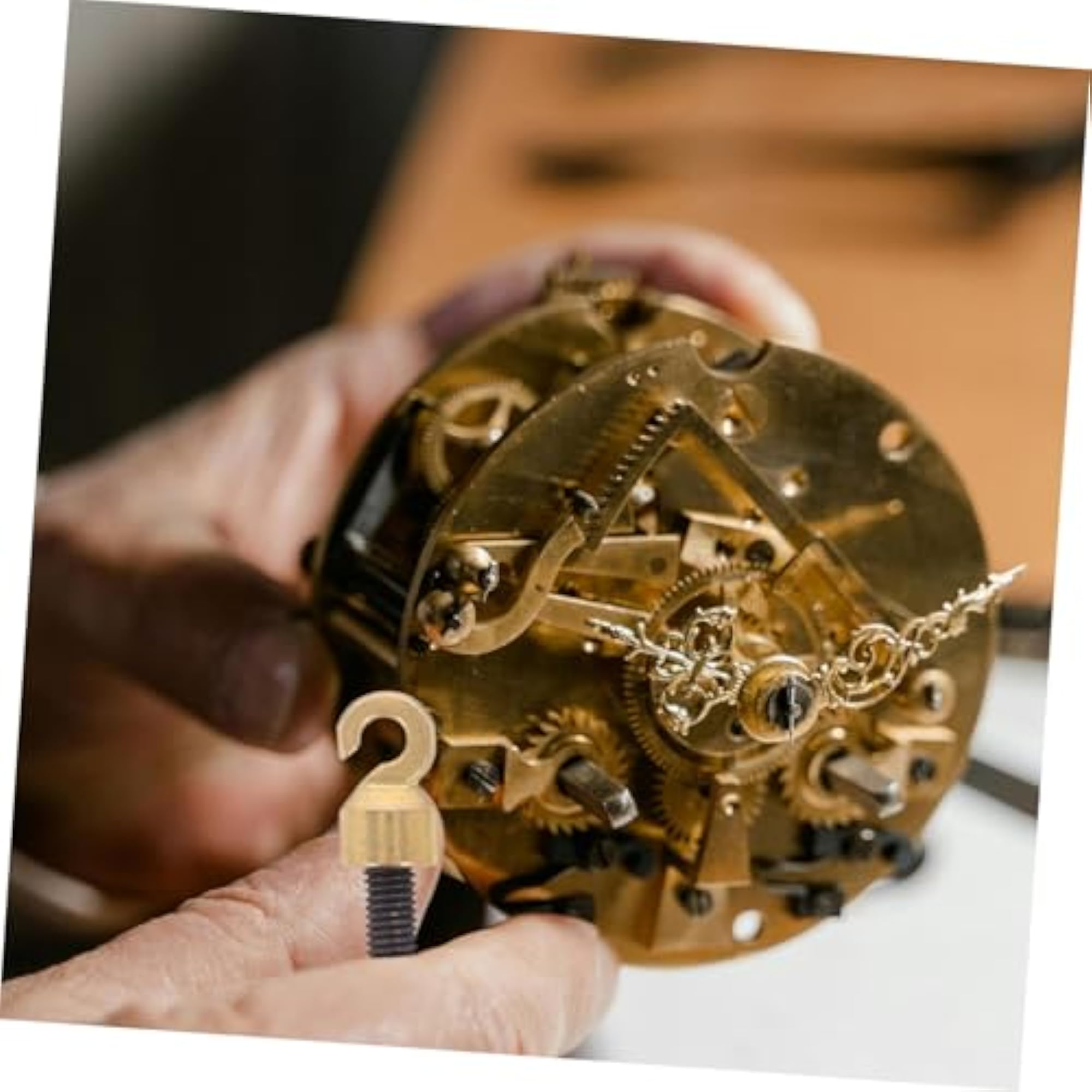 Weight Shell Hook Nut for Reliable Timekeeping, Clock Restoration